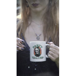 Taza De Café Grim Reaper Fiesta Hasta Que Muera