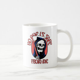 Taza De Café Grim Reaper Scythe Nadie Está Seguro