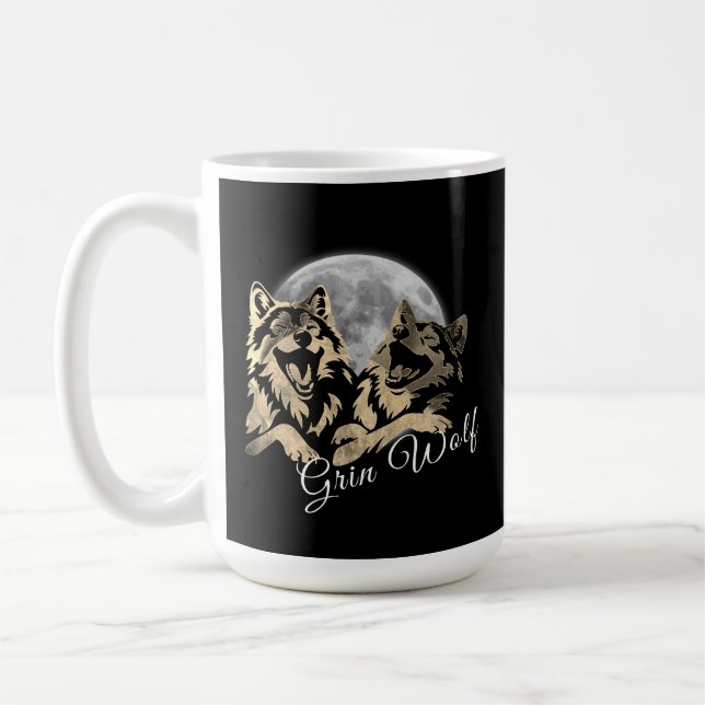 Taza De Café Grin Wolf Mug (Izquierda)
