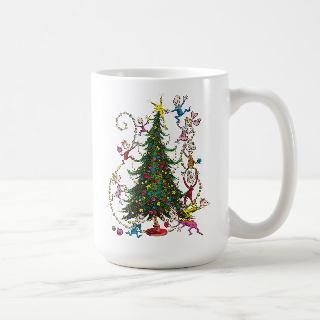 Taza De Café Grinch clásico | Árbol de Navidad (Derecha)
