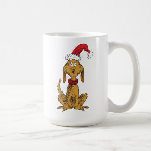Taza De Café Grinch clásico   Max - Santa Hat