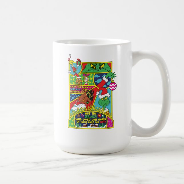 Taza De Café Grinch | Gráfico de historietas (Derecha)