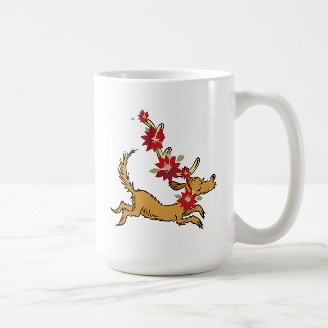 Taza De Café Grinch | Máx Navidades Pointsettia (Derecha)