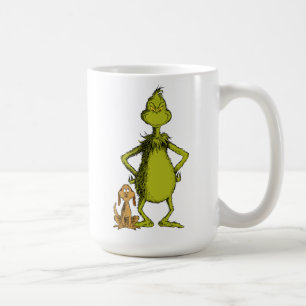 Taza De Café Grinch   Max y postura de Grinch