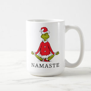 Taza De Café Grinch Namasté Claus