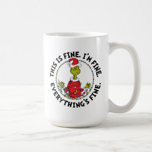 Taza De Café Grinch   Todo está bien