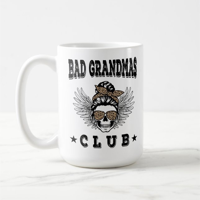 Taza De Café Gringos divertidos del club de la abuela mala (Izquierda)
