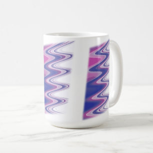 Taza De Café Gris azul de Fuchsia
