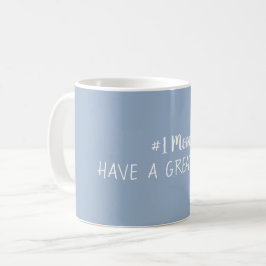 Taza De Café Gris azul de pizarra para mamá #1