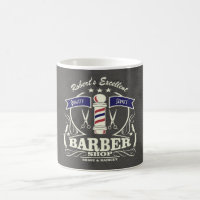 Gris barbolista retro personalizado