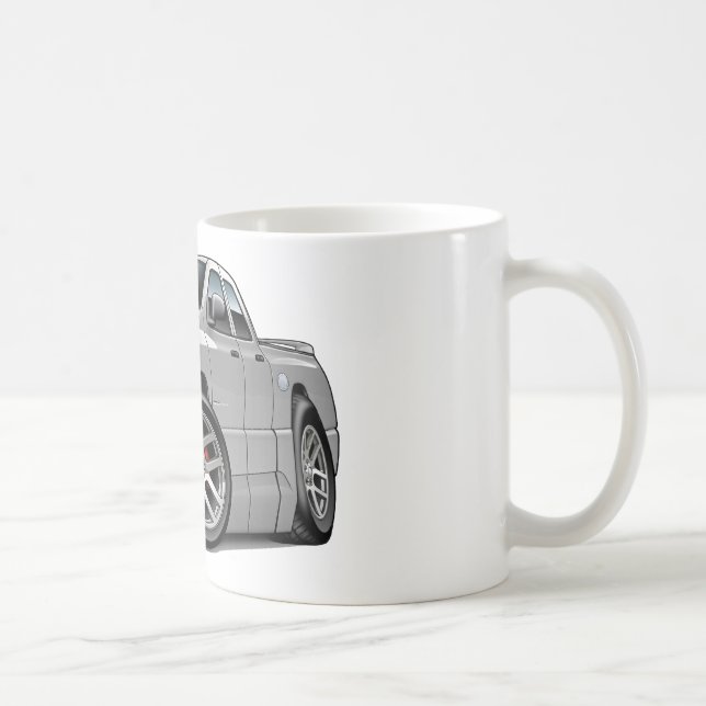 Taza De Café Gris de Dualcab del espolón de Dodge SRT10 (Derecha)