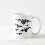 Taza De Café Gris difuso<br><div class="desc">¡Un enjambre de murciélagos grises borrosos!</div>