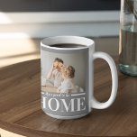 Taza De Café Gris fotográfico moderno Es bueno ser regalo de ci<br><div class="desc">Gris fotográfico moderno Es bueno ser regalo de citas de casa</div>