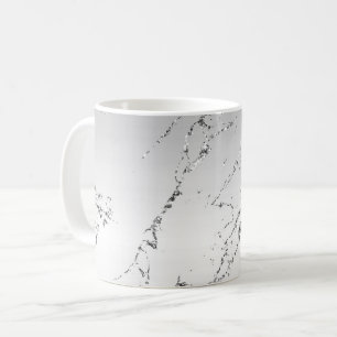 Taza De Café Gris Plateado Glitzy Falso Brillo