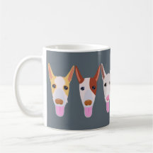Gris Podenco Dog Personalizado Caras