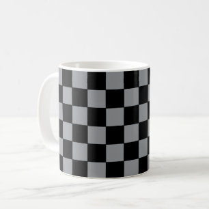 Taza De Café Gris y negro controlados