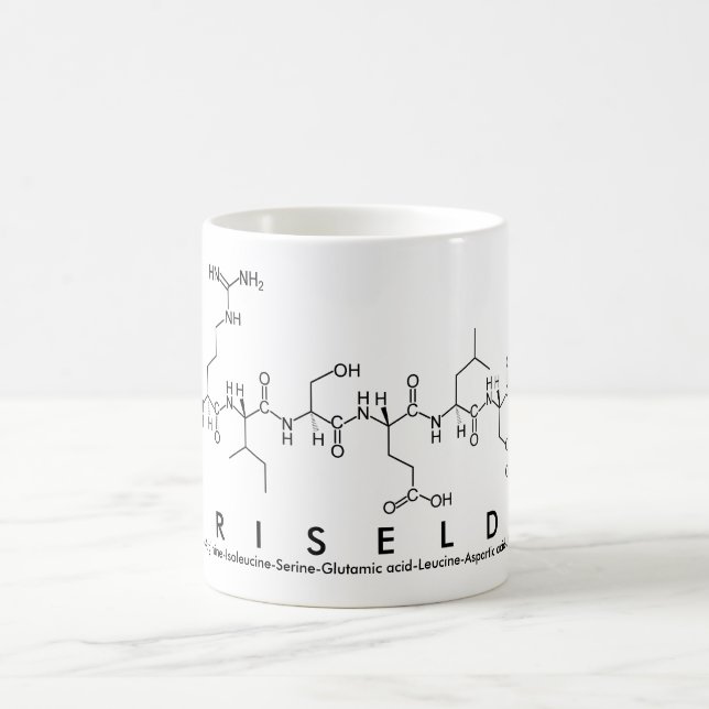 Taza De Café Griselda peptide nombre mug (Centro)