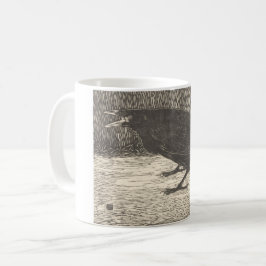 Taza De Café Gritando a Crow (por Jan Mankes)
