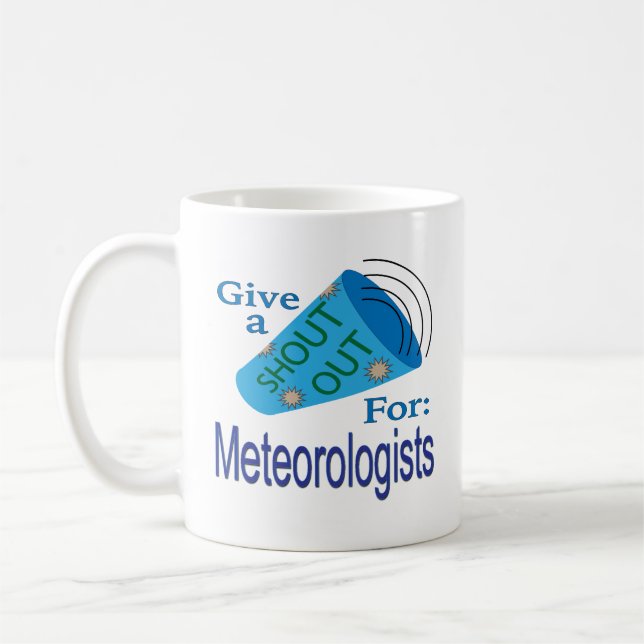 Taza De Café Gritos a los meteorólogos (Izquierda)