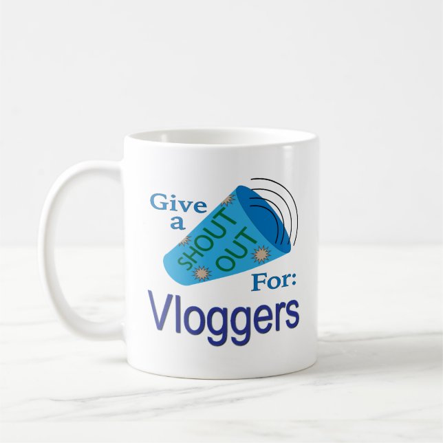 Taza De Café Gritos para los Vloggers (Izquierda)