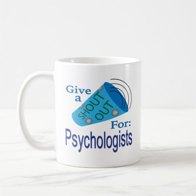 Taza De Café Gritos para psicólogos (Izquierda)