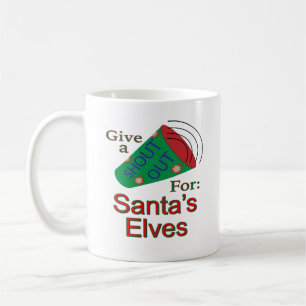 Taza De Café Gritos por los elfos de Santa María