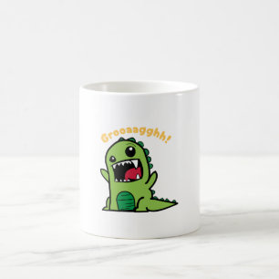 Taza De Café Grooaagghh - Dinosaurio divertido