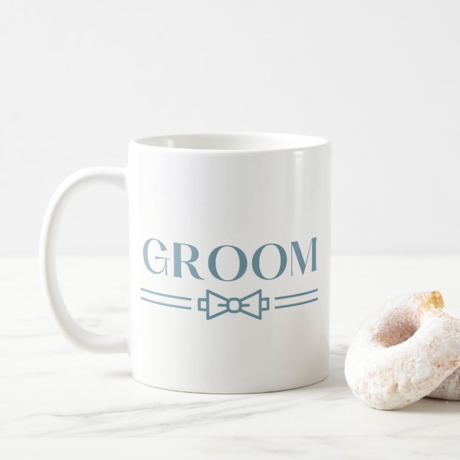 Taza De Café Groom (Con donut)