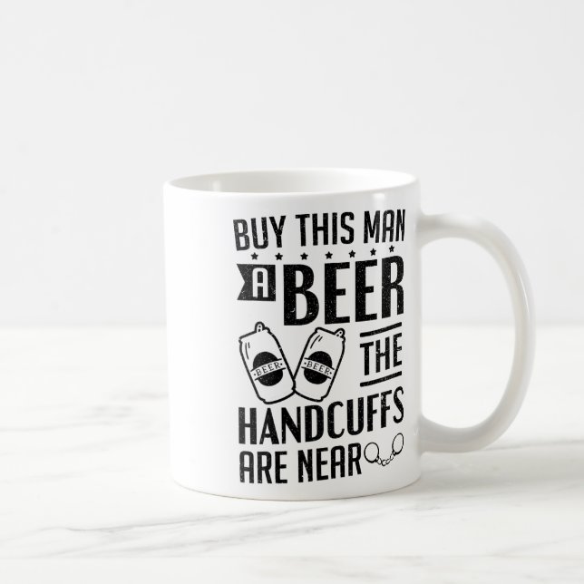 Taza De Café Groom Las Esposas Están Cerca De La Fiesta Del Sol (Derecha)