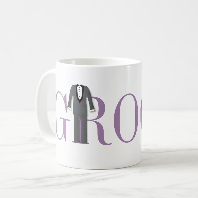 Taza De Café Groom Mug (Anverso izquierdo)