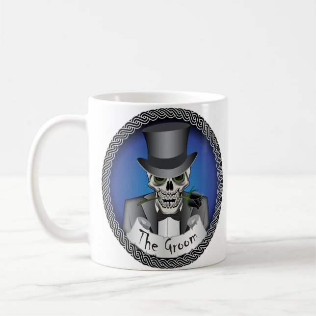 Taza De Café Groom Skull (Izquierda)