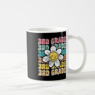 Taza De Café Groovy 3º Grado De Vuelta A La Escuela Primer Día
