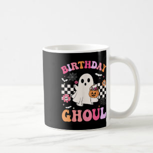 Taza De Café Groovy Birthday Ghoul Spooky Season Halloween Birt