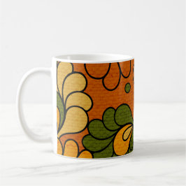 Taza De Café Groovy Bloom - Retro Floral 1970s mug