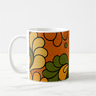 Taza De Café Groovy Bloom - Retro Floral 1970s mug