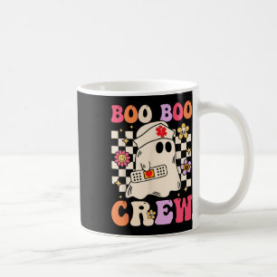 Taza De Café Groovy Boo Boo Crew Enfermera Fantasma Paramédica 