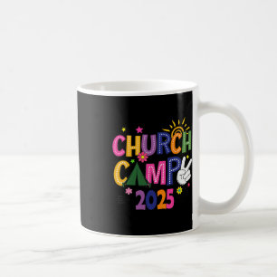 Taza De Café Groovy Church Camp 2025 Campamento Cristiano Coinc