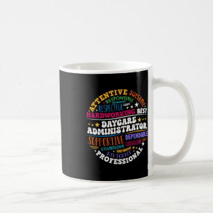 Taza De Café Groovy Daycare Administrator Chilcare Provider Af
