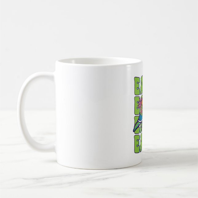 Taza De Café Groovy Earth Day Sea Turtle Lover Wildlife (Izquierda)