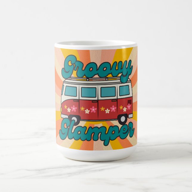Taza De Café Groovy Glamper (Centro)