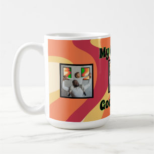 Taza De Café Groovy Godfather Retro Wavy Photo Mug