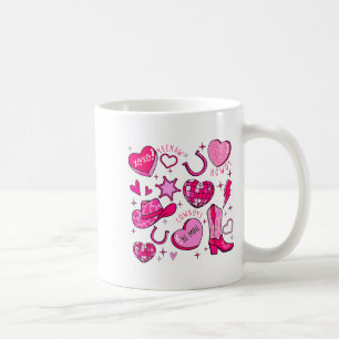Taza De Café Groovy Howdy San Valentín Occidental Día de San Va