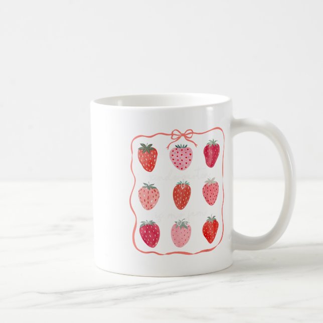 Taza De Café Groovy Kindergarten es mi salsa Kinder Fresa Te (Derecha)