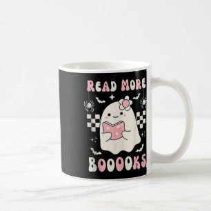 Taza De Café Groovy Leer más libros Cuidados Fantasma Boo Diver