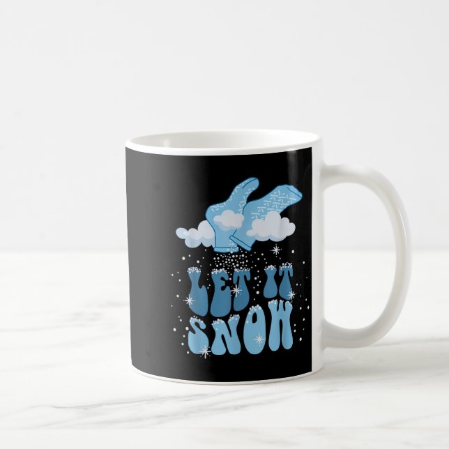 Taza De Café Groovy Let It Snow Pct Patient Care Tech Nurse Chr (Derecha)