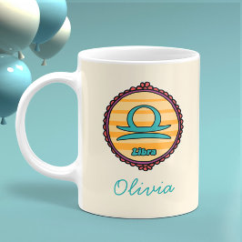 Taza De Café Groovy Libra Custom