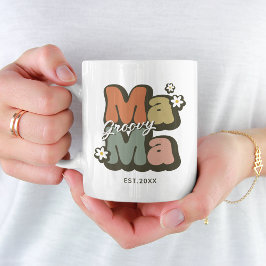 Taza De Café Groovy Mama Retro