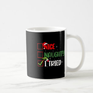 Taza De Café Groovy Nice Naughty I Probó Navidades 2024 Santa C