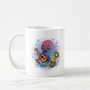 Taza De Café Groovy Octopus Mug Regalo Hippie Retro Colorido