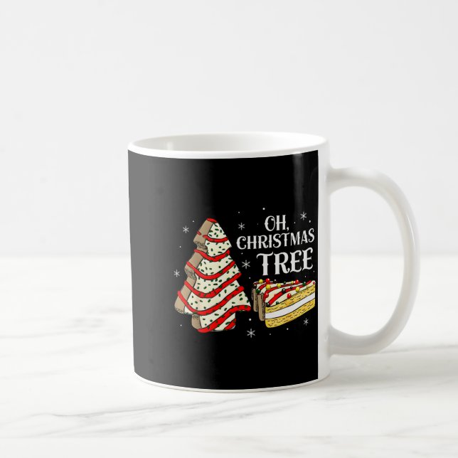 Taza De Café Groovy Oh Christmas Tree Cakes Debbie Becky Jen Ca (Derecha)